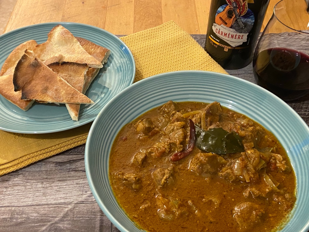 Slow-cooker / Oven Lamb Madras aromatic and fragrant 